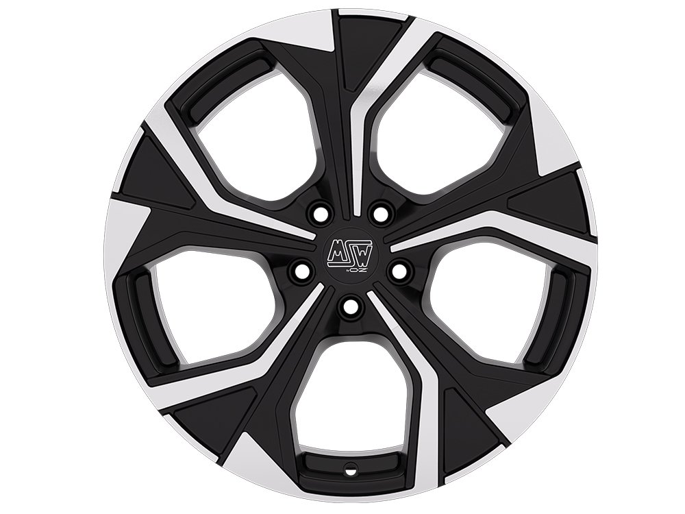 Cerchio in Lega MSW 43 8,5x20 ET40 5x108 Gloss Black Full Polished - immagine 2