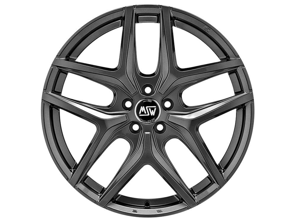 Cerchio in Lega MSW 40 8x18 ET45 5x114,3 Gloss Gun Metal - immagine 2