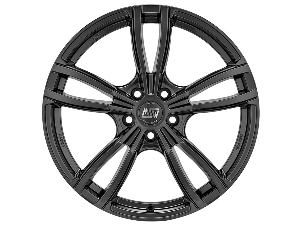 Cerchio in Lega MSW 73 8,5x18 ET37 5x120 Gloss Dark Grey - immagine 2