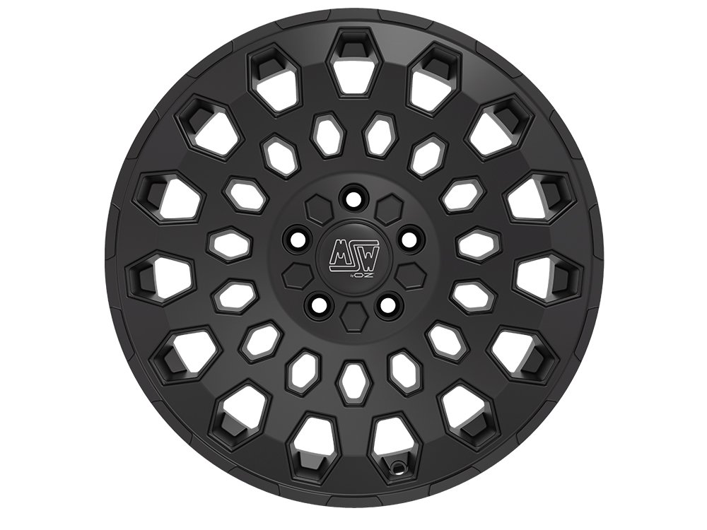 Cerchio in Lega MSW 99 Van 8x17 ET35 5x114,3 Matt Black - immagine 2