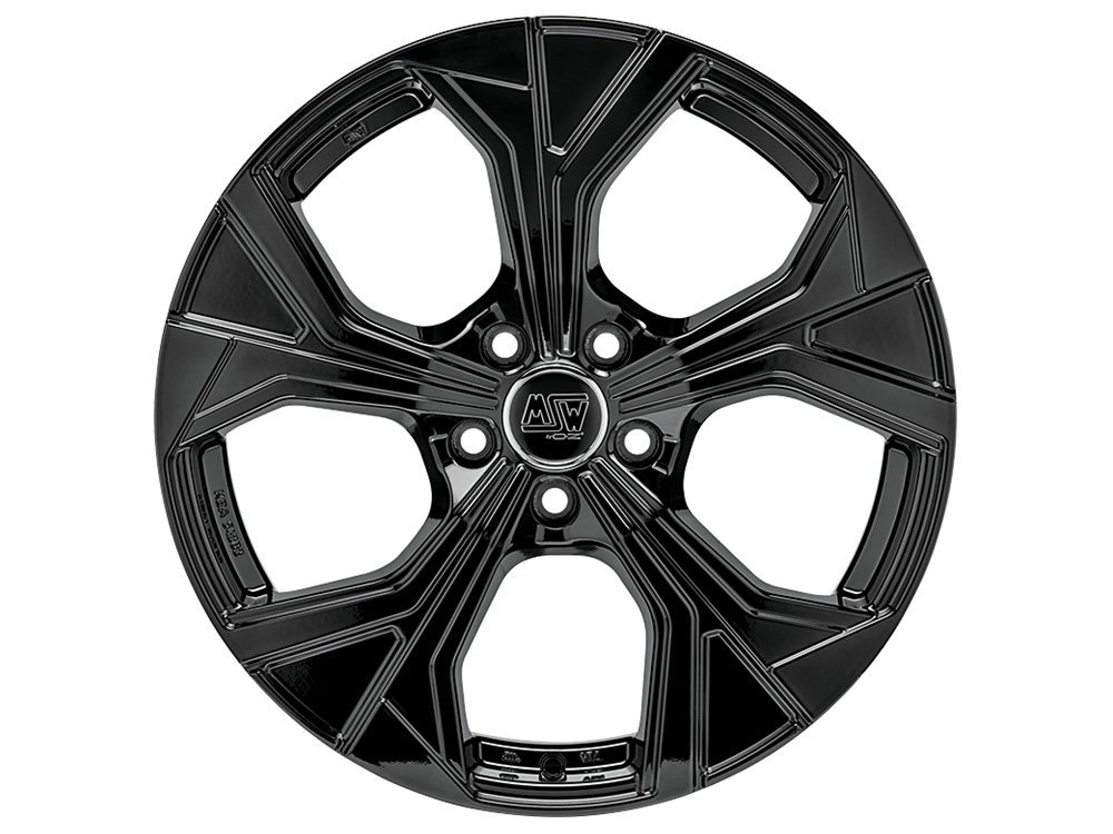 Cerchio in Lega MSW 43 8,5x20 ET30 5x114,3 Gloss Black - immagine 2