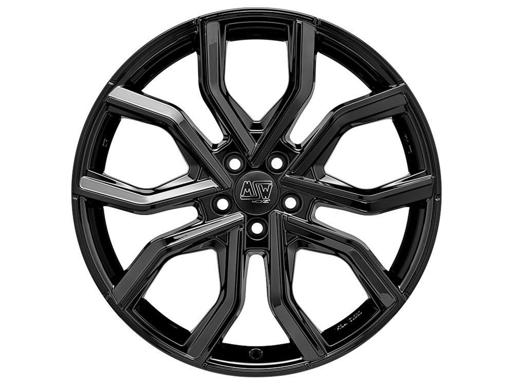 Cerchio in Lega MSW 41 8x19 ET40 5x108 Gloss Black - immagine 2