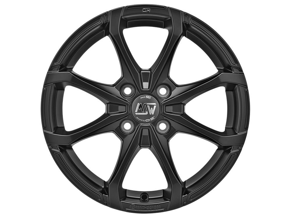 Cerchio in Lega MSW X4 6x16 ET40 4x100 Matt Black - immagine 2