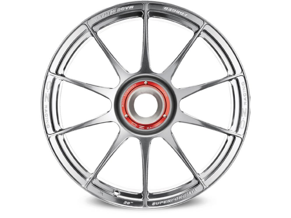 Cerchio in Lega OZ Racing Superforgiata CL 12,5x21 ET48 5x130 Ceramic Polished - immagine 2