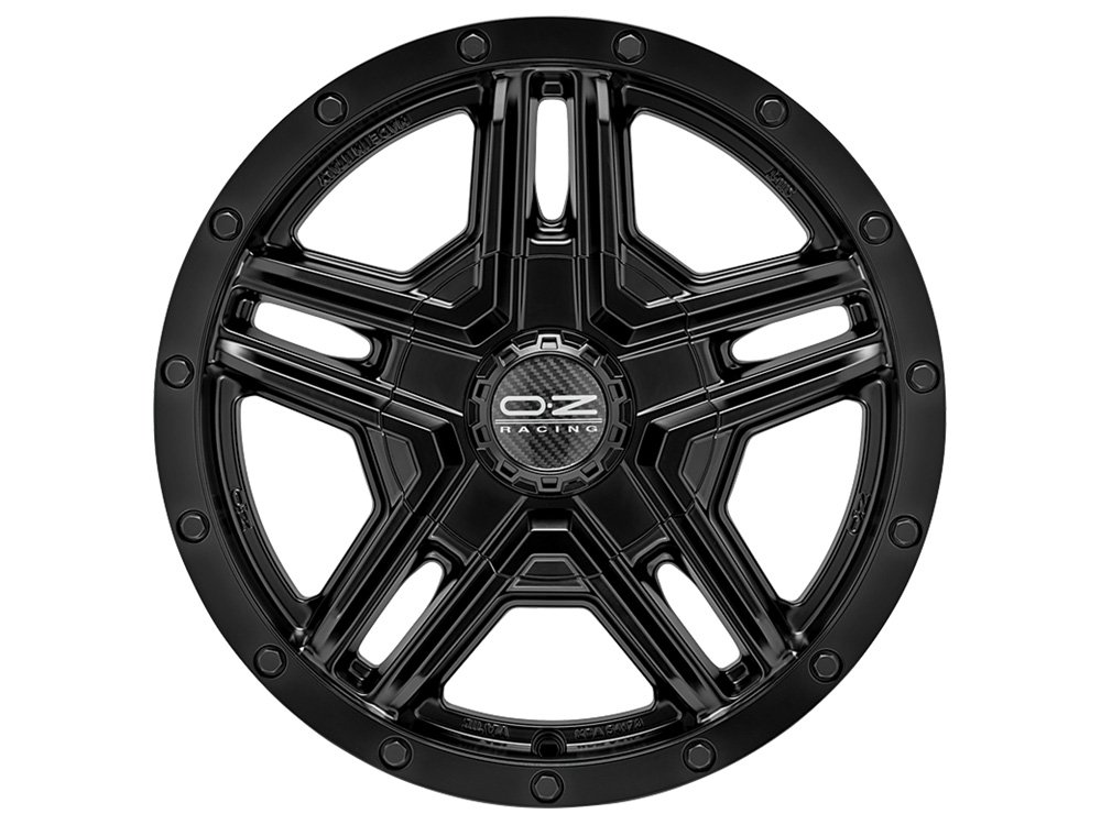 Cerchio in Lega OZ Racing Rally Adventure 8x17 ET44 6x139,7 Matt Black - immagine 2