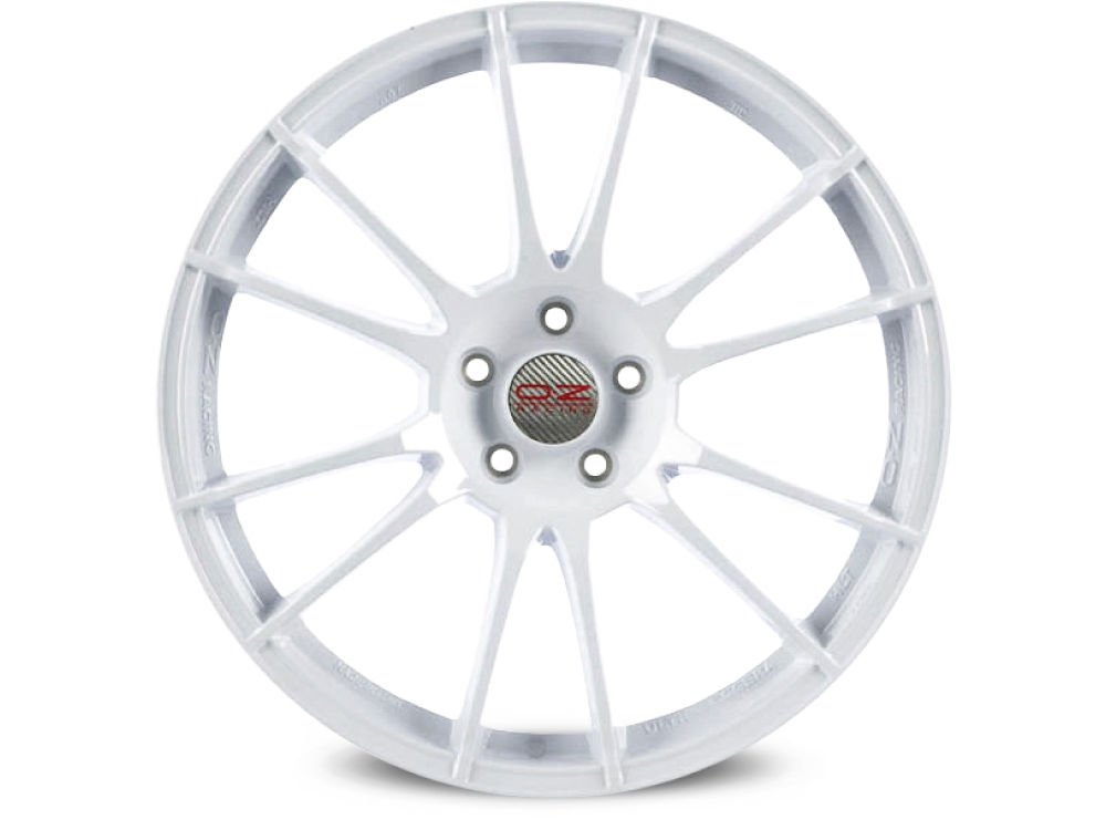 Cerchio in Lega OZ Racing Ultraleggera 8x17 ET55 5x108 White - immagine 2