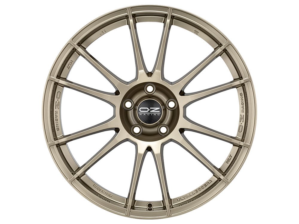 Cerchio in Lega OZ Racing Ultraleggera HLT 9x19 ET30 5x112 White Gold - immagine 2