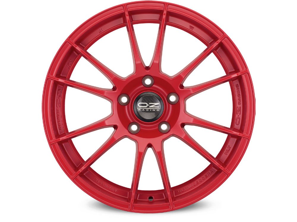 Cerchio in Lega OZ Racing Ultraleggera HLT 8x19 ET35 5x100 Red - immagine 2