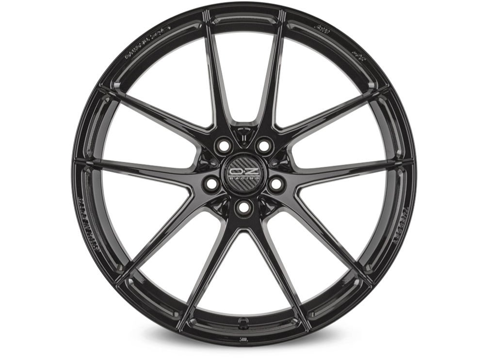 Cerchio in Lega OZ Racing Leggera HLT 8x18 ET29 5x120 Gloss Black - immagine 2