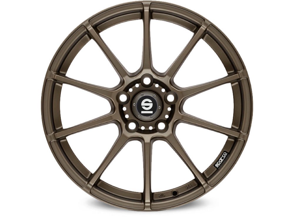 Cerchio in Lega Sparco Assetto Gara 7x17 ET42 4x100 Matt Bronze - immagine 2