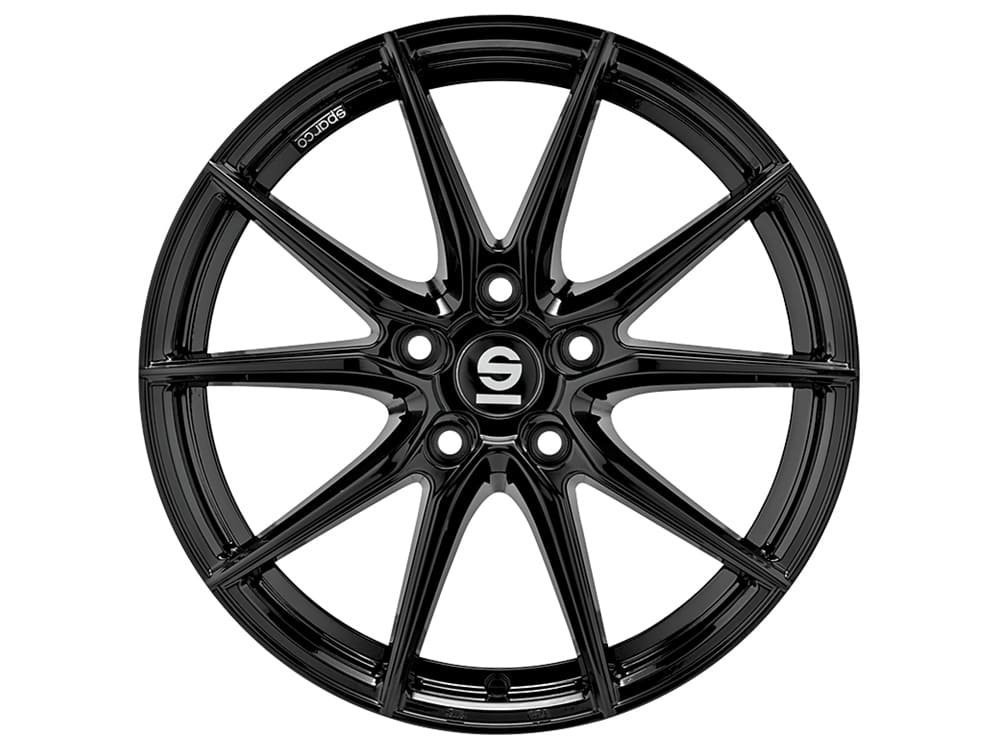 Cerchio in Lega Sparco DRS 7,5x17 ET35 5x112 Gloss Black - immagine 2