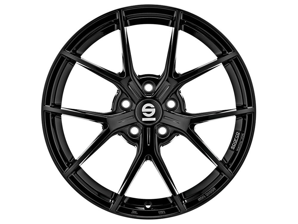 Cerchio in Lega Sparco Podio 8x18 ET35 5x112 Gloss Black - immagine 2
