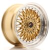 Cerchio in Lega JR Wheels JR9 17x8,5 ET20 5x112/120 Gold w/Machined Lip