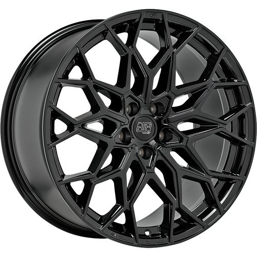 Cerchio in Lega MSW 51 9x20 ET50 5x112 Gloss Black