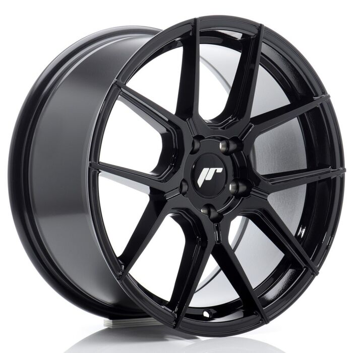 Cerchio in Lega JR Wheels JR30 17x8 ET40 5x114,3 Gloss Black