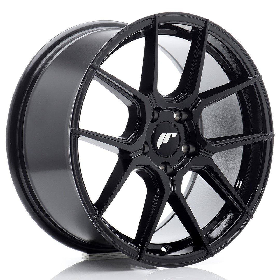 Cerchio in Lega JR Wheels JR30 17x8 ET40 5x114,3 Gloss Black