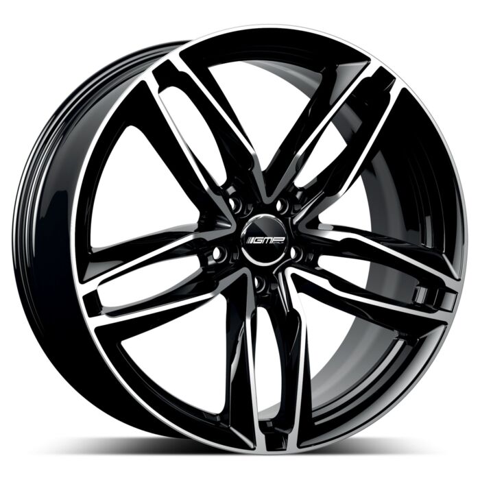 Cerchio in lega GMP ATOM 19X8,5 ET25 5x112 Black Diamond
