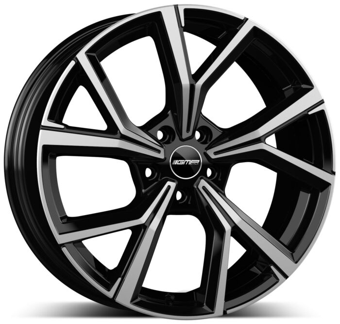 Cerchio in lega GMP MENTOR 18X8 ET42 5x108 Black Diamond