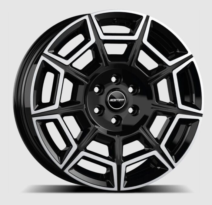 Cerchio in lega GMP PERVAN 18X8 ET52 5x120 Black Diamond