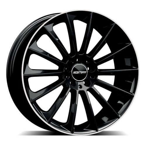 Cerchio in lega GMP STELLAR 18X8 ET35 5x112 Black Diamond Lip