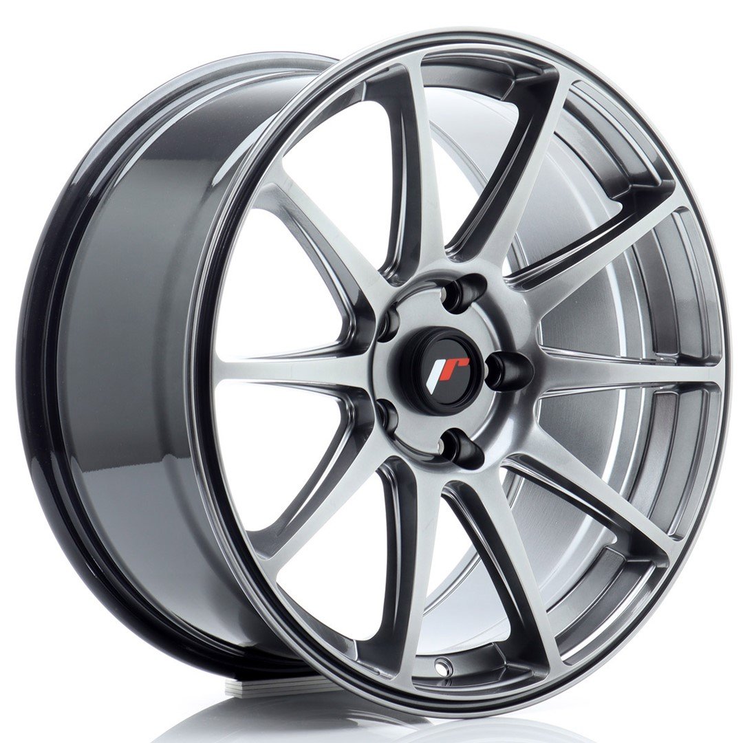 Cerchio in Lega JR WHEELS JR11 18x8,5 ET40 5x112 Hyper Black
