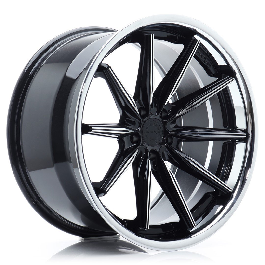 Cerchio in Lega Concaver CVR8 20x10 ET24 5x112 Black Diamond Cut