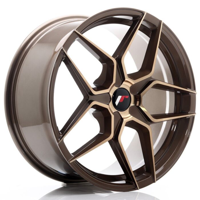 Cerchio in Lega JR Wheels JR34 19x8,5 ET40 5x114,3 Platinum Bronze