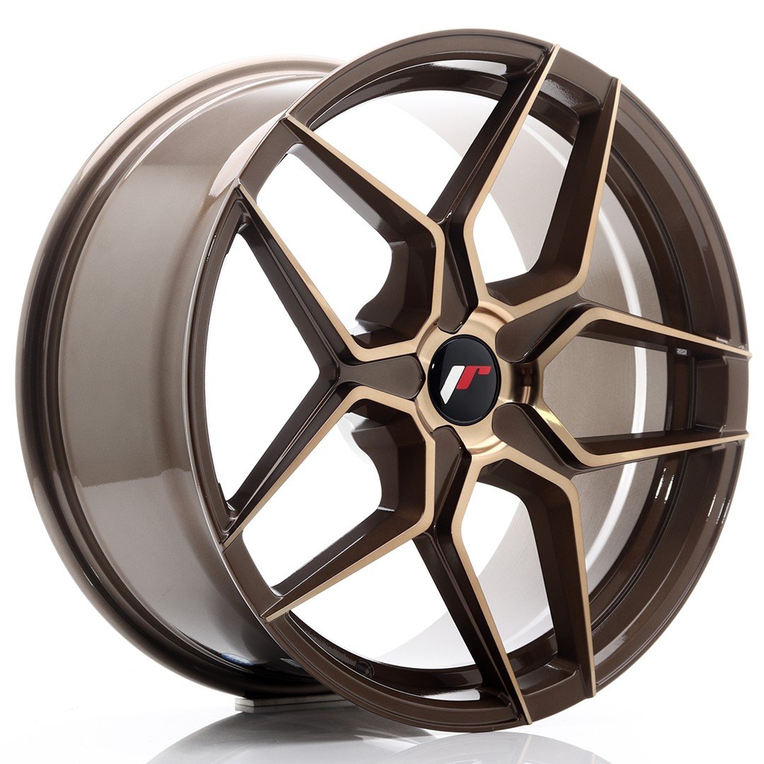 Cerchio in Lega JR Wheels JR34 19x8,5 ET40 5x114,3 Platinum Bronze