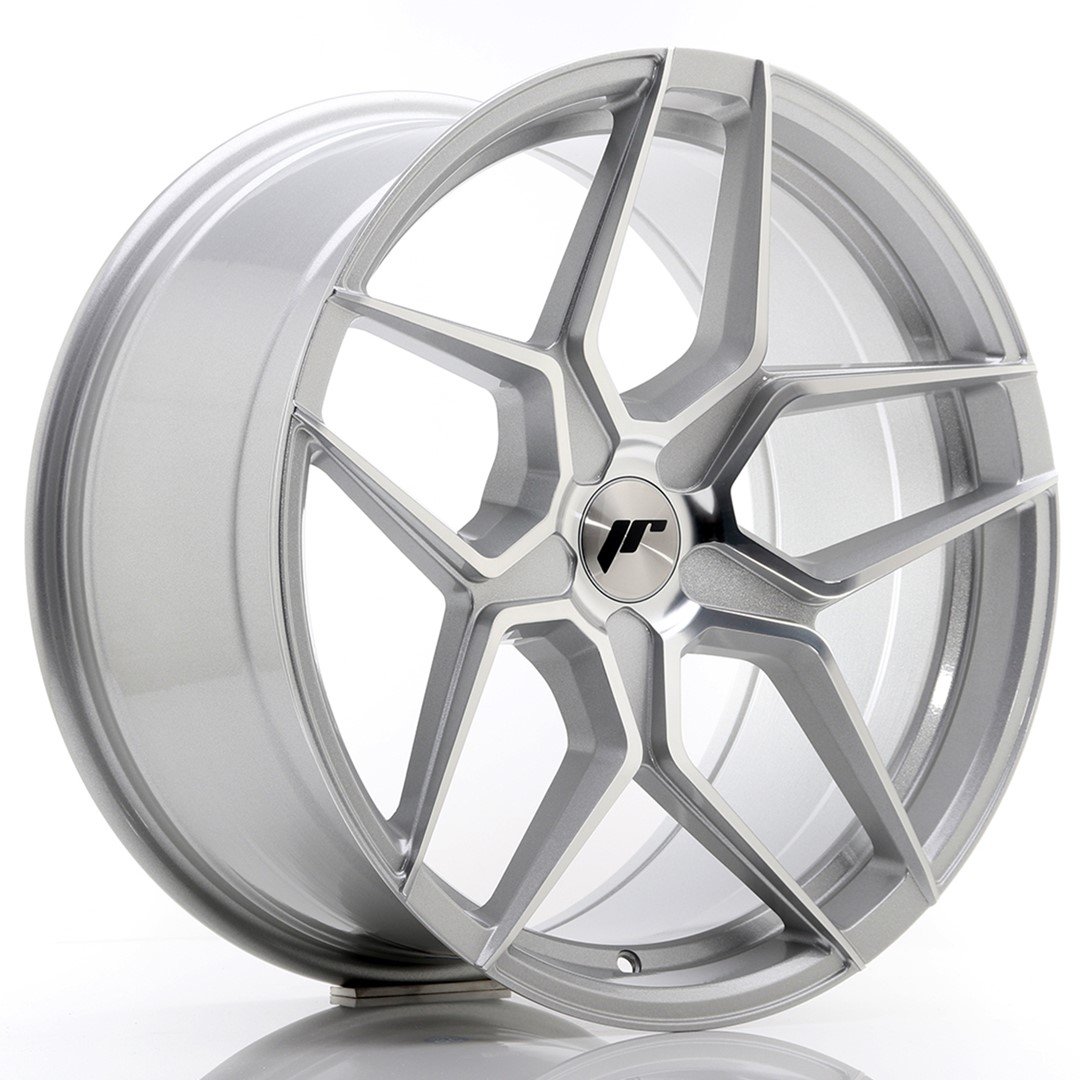 Cerchio in Lega JR Wheels JR34 19x9,5 ET35 5x112 Silver Machined