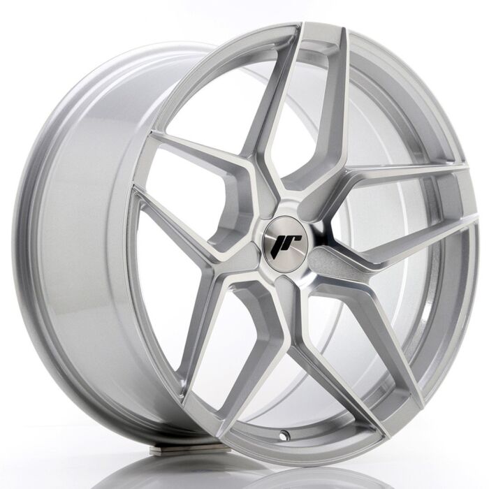 Cerchio in Lega JR Wheels JR34 19x9,5 ET40 5x112 Silver Machined