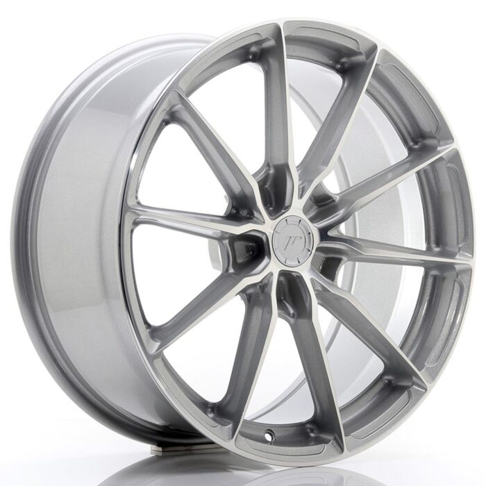 Cerchio in Lega JR Wheels JR37 19x8,5 ET35 5x120 Silver Machined