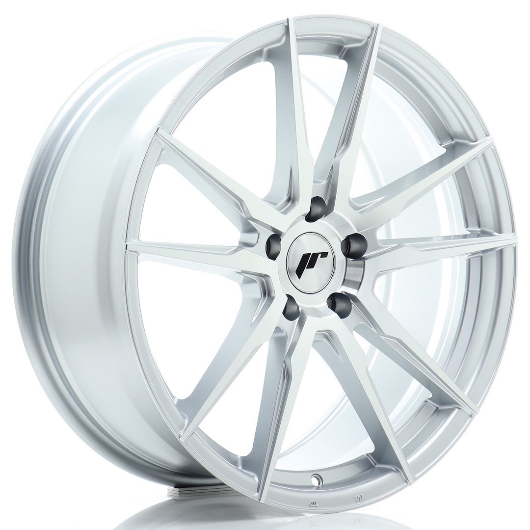Cerchio in Lega JR Wheels JR21 20x8,5 ET35 5x112 Silver Machined Face