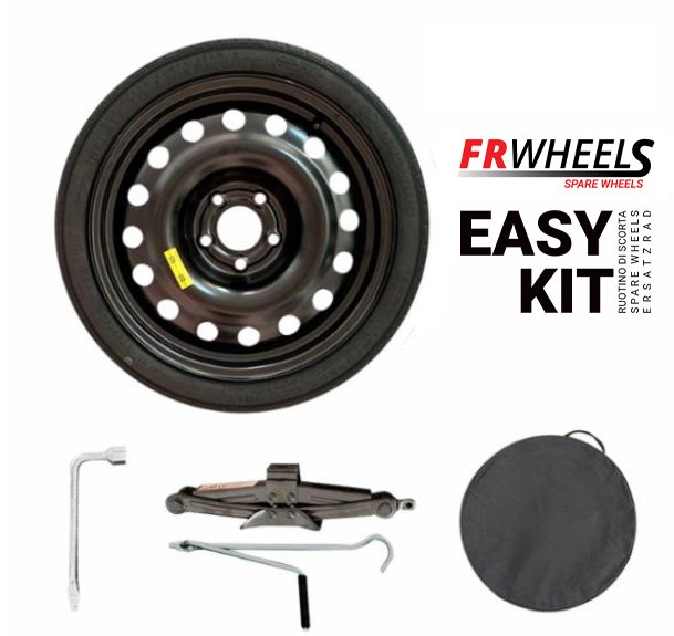 Ruotino di Scorta in Lega da 20 5x120 con Penumatico da 195/75 R20 Easy Kit